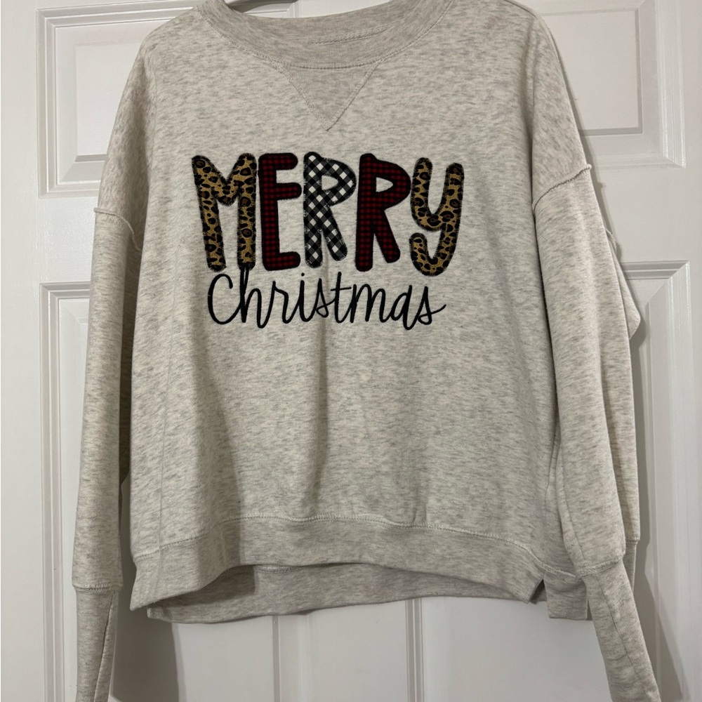 Merry Christmas Graphic Sweatshirt